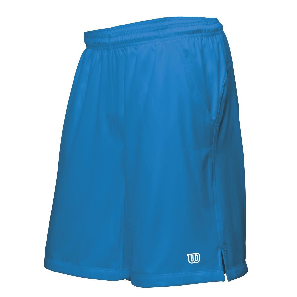 Wilson Mens Rush 10 Basic Woven Short - Pool Blue (Large)